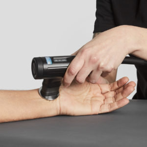 Poignet – Technologie particulièrement indiquée dans le cadre de la récupération post-fracture, des entorses ou du travail cicatriciel.
